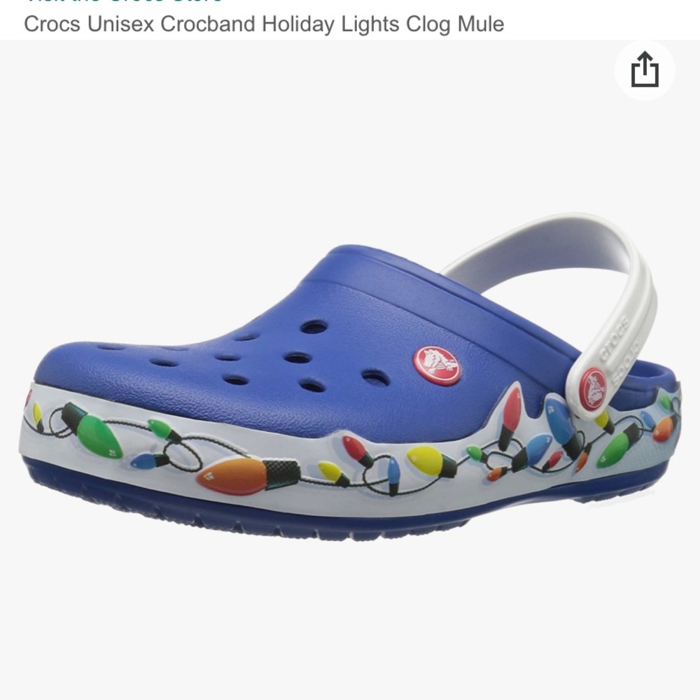 Crocs Unisex Crocband Holiday Lights Clog Mule